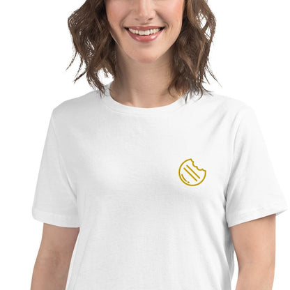 LatinKitchen Lockeres Damen-T-Shirt (Weiß) - LatinKitchen