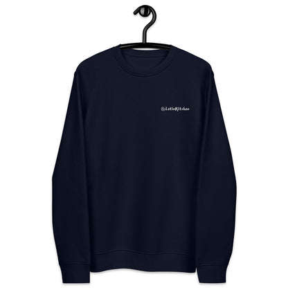 LatinKitchen Unisex Bio-Pullover (Schwarz/Navy) - LatinKitchen