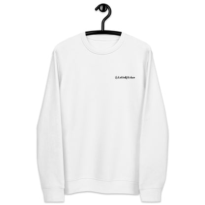 LatinKitchen Unisex Bio-Pullover (Weiß) - LatinKitchen